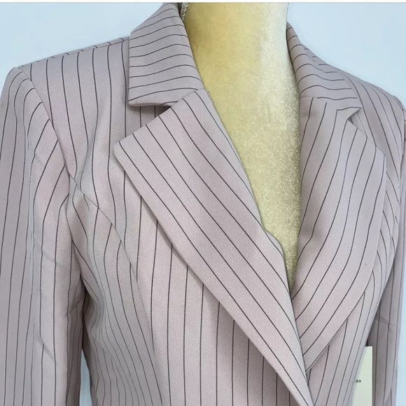 Tularosa  Pink Pinstripe Blazer Jacket NWT - Picture 2 of 9